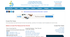 Desktop Screenshot of cruiseportviews.com