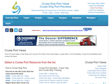 Tablet Screenshot of cruiseportviews.com